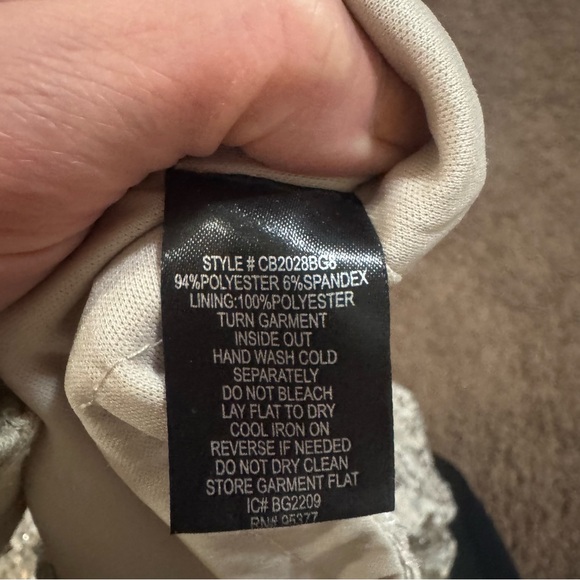 Sanctuary Silver Sequin Blouse - Picture 6 of 10